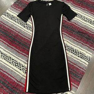 XS black striped H&M Dress